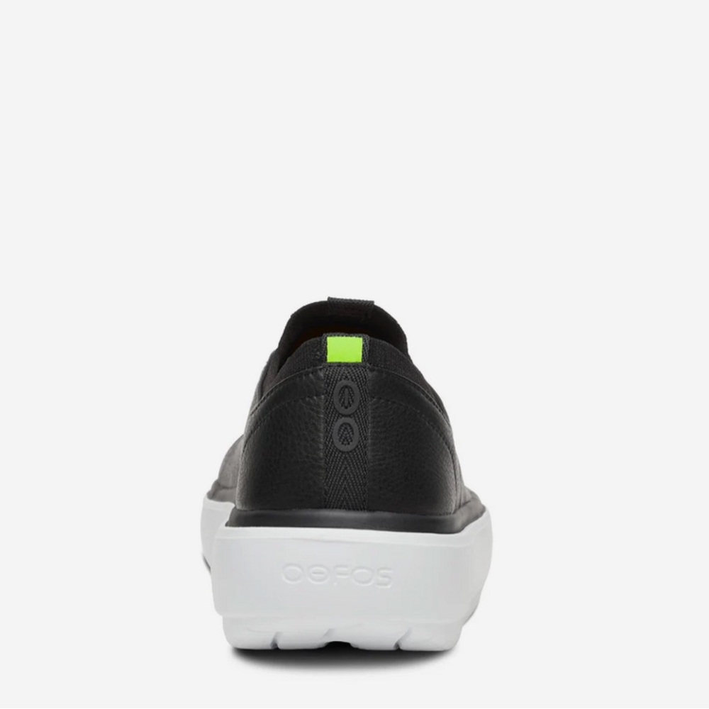 Men's Oofos OOmg+ Club Shoes Black/White Size 10 NWB Free Shipping 💎 - Picture 5 of 6